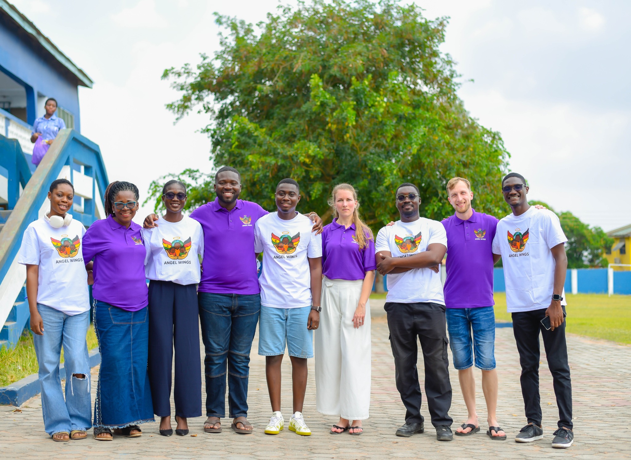 Angel Wings volunteers gathered in Taifa
